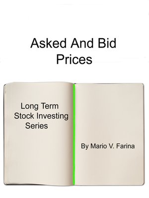cover image of Asked and Bid Prices